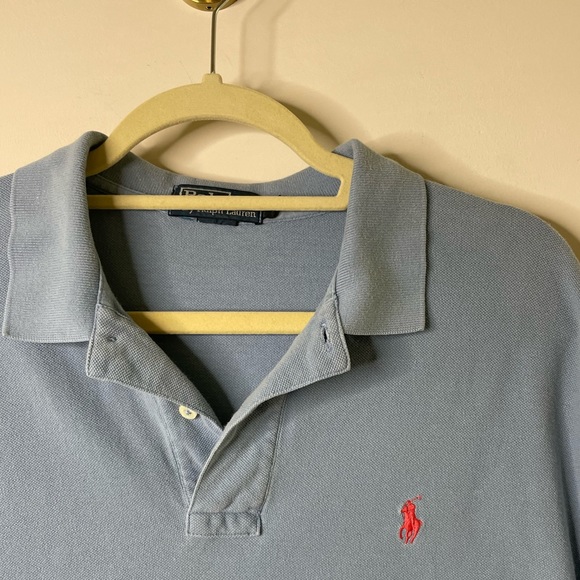 Polo Ralph Lauren Blue Polo Men's Large - Picture 2 of 4